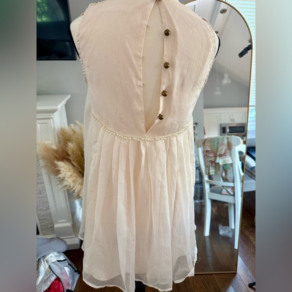 Altar'd State Cream Mini Dress or Tunic New with Tags - Picture 7 of 9